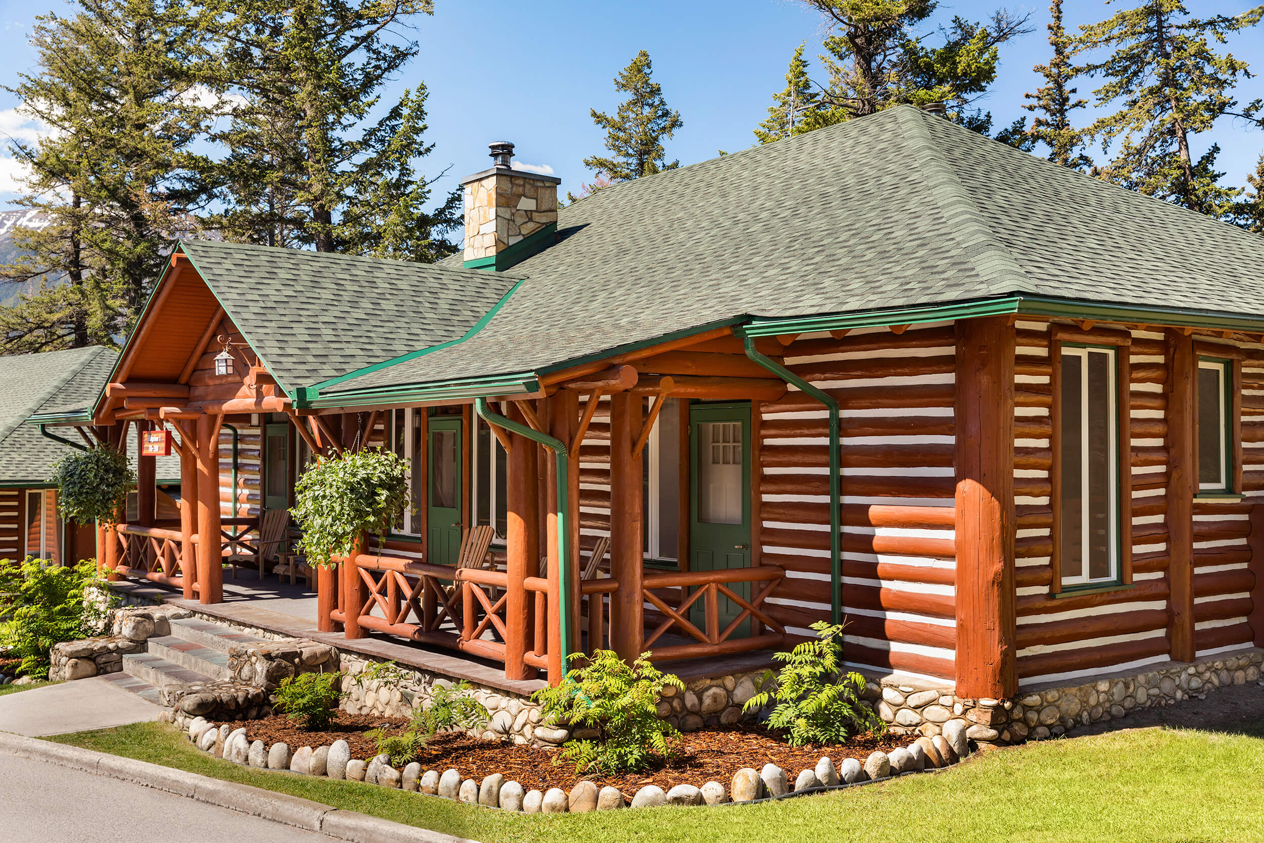 exterior shot of cabin