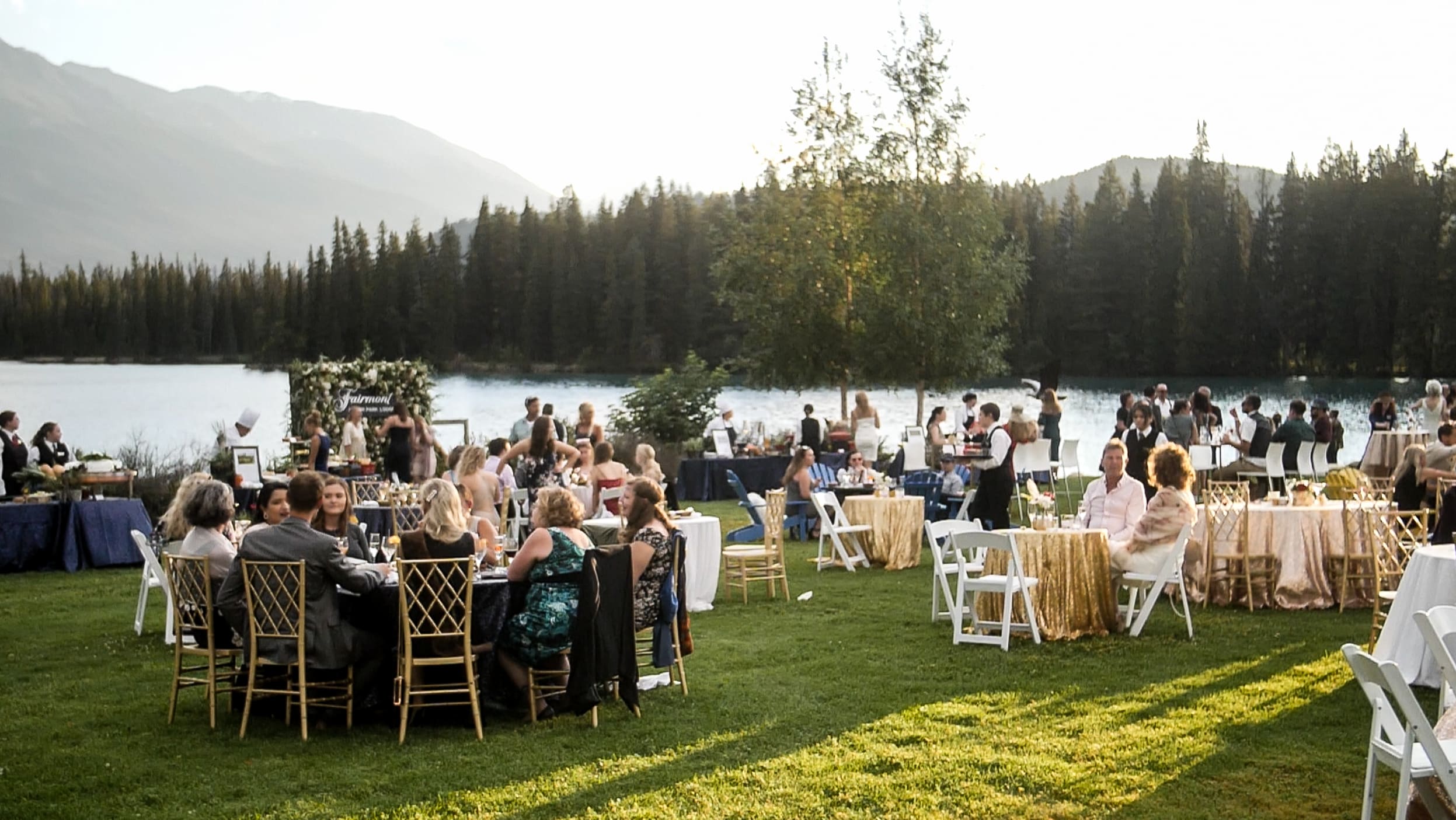 Beauvert Plateau wedding reception venue by lake