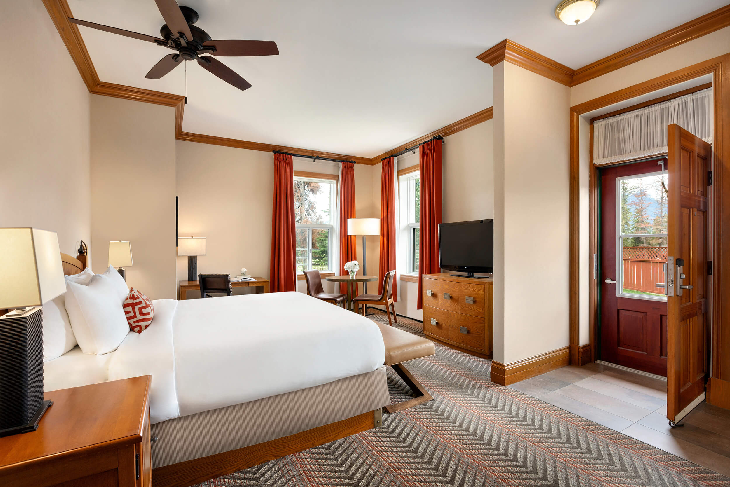 interior of Mulligan cabin