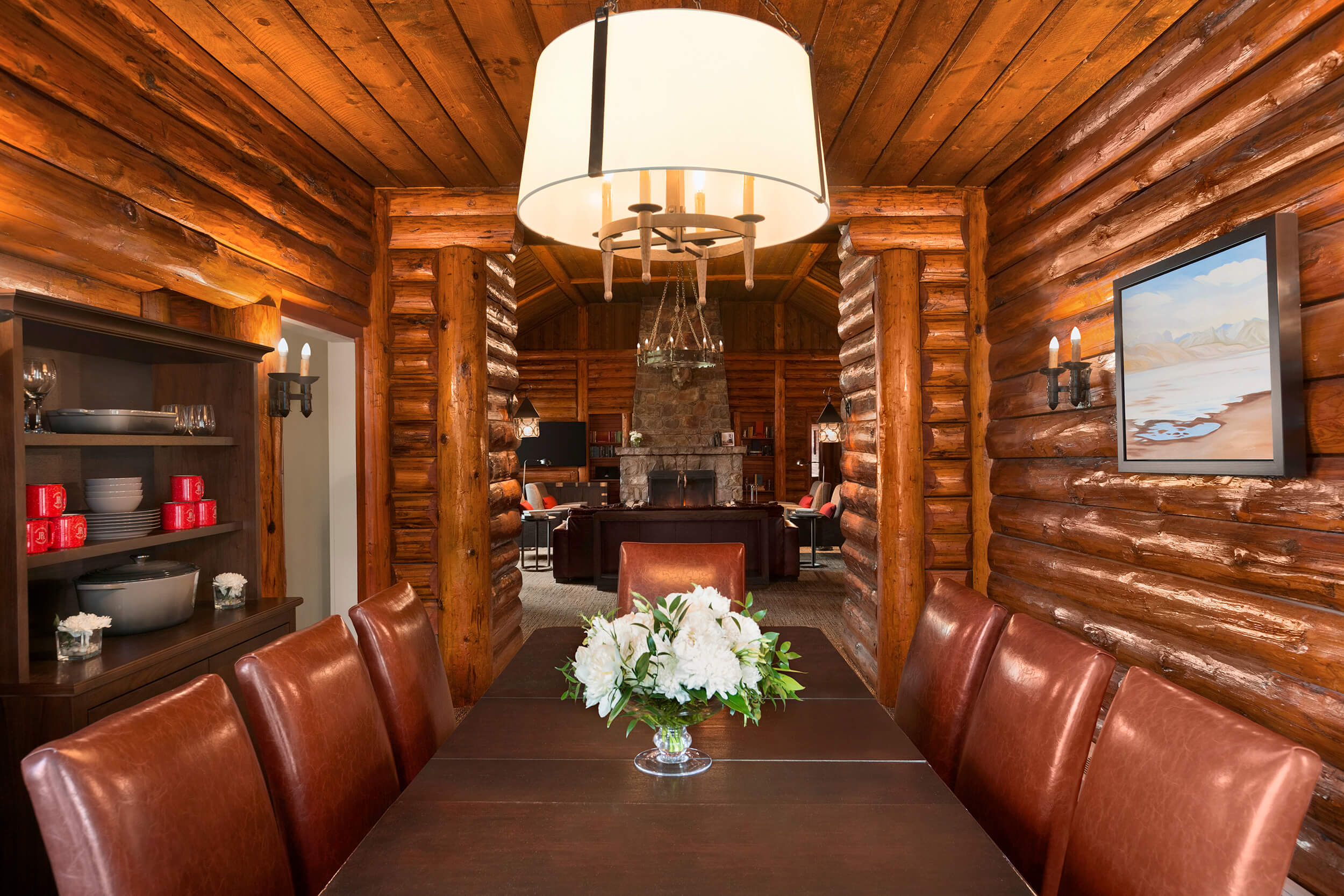 dining room in point cabin