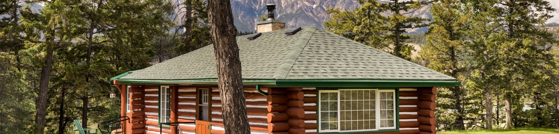 exterior shot of athabasca cabin