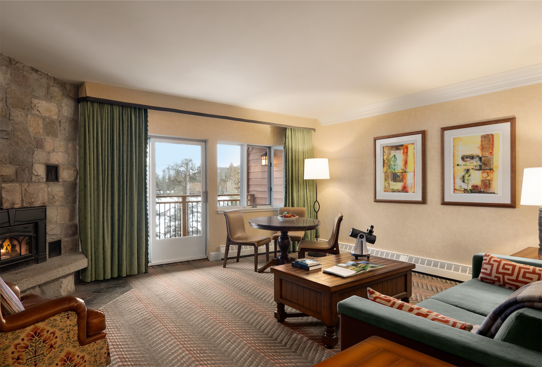 Lakefront Suite with Fireplace Fairmont Jasper Park Lodge