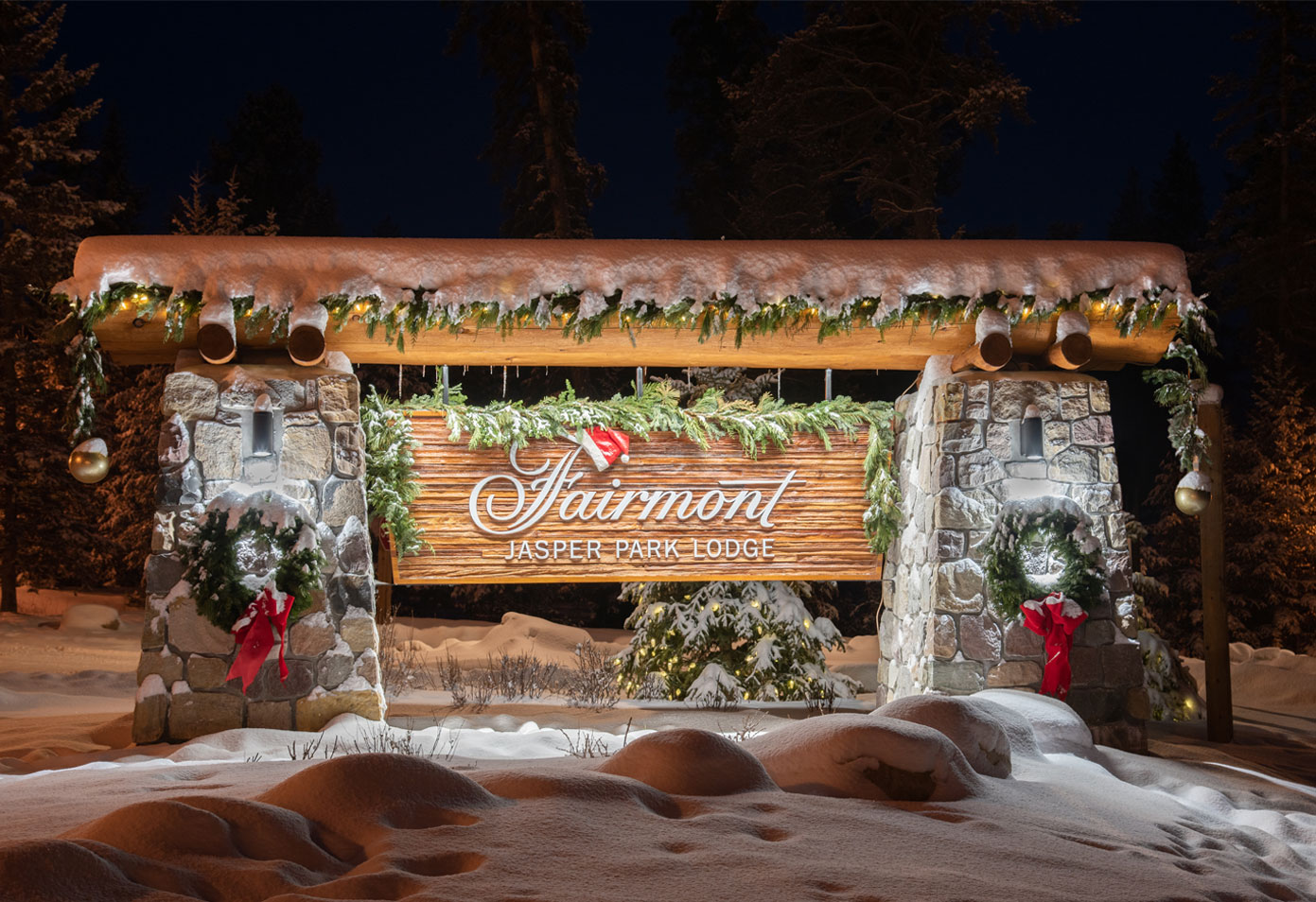 Fairmont Jasper Park Lodge sign