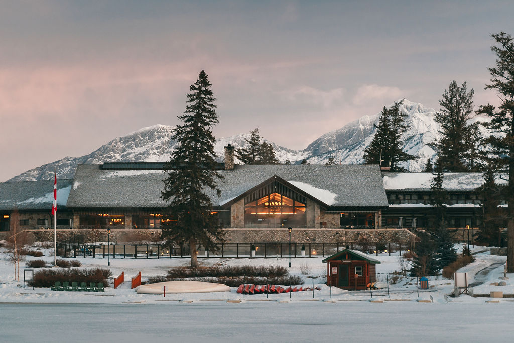 Main Lodge at Fairmont Jasper Park Lodge in Jasper, alberta