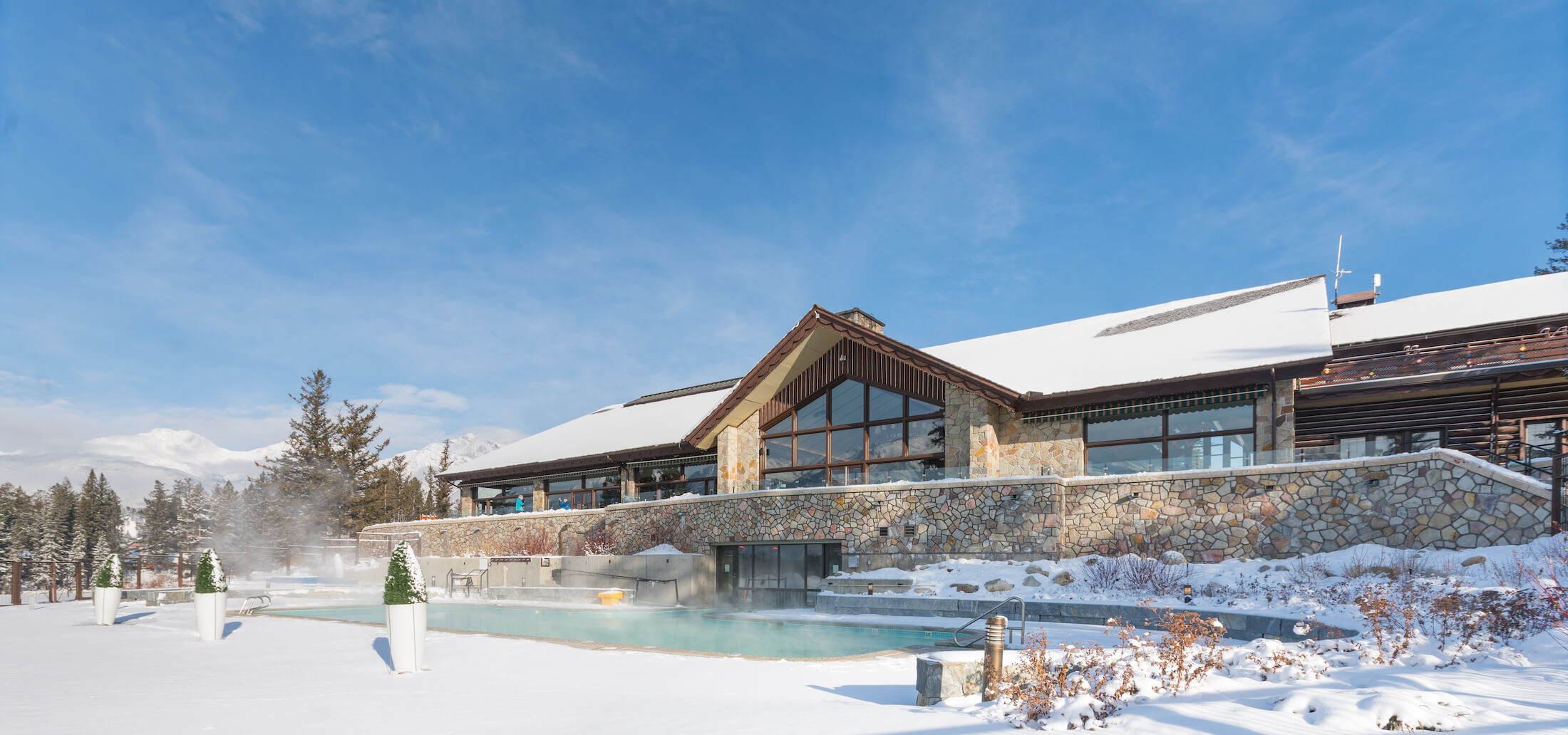 exterior of Jasper Park Lodge