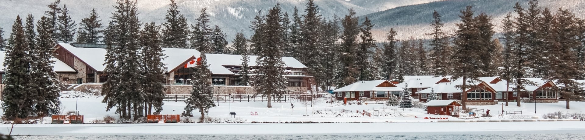 Fairmont Jasper Park Lodge in winter