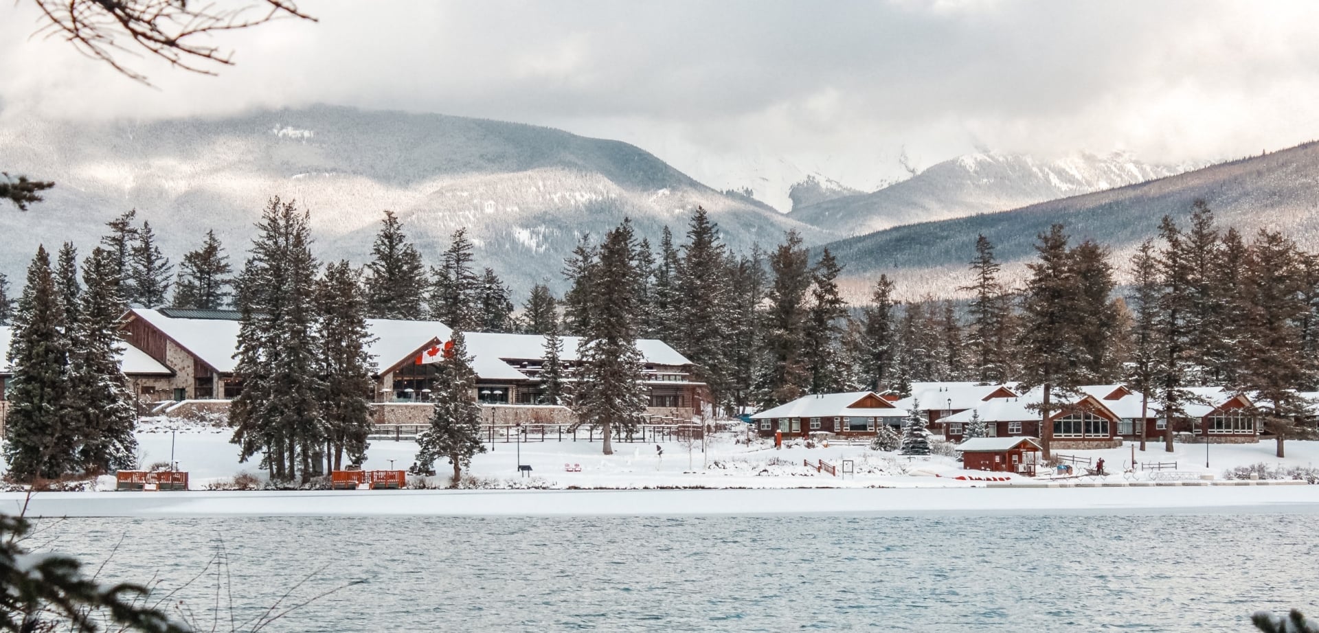 Fairmont Jasper Park Lodge in winter