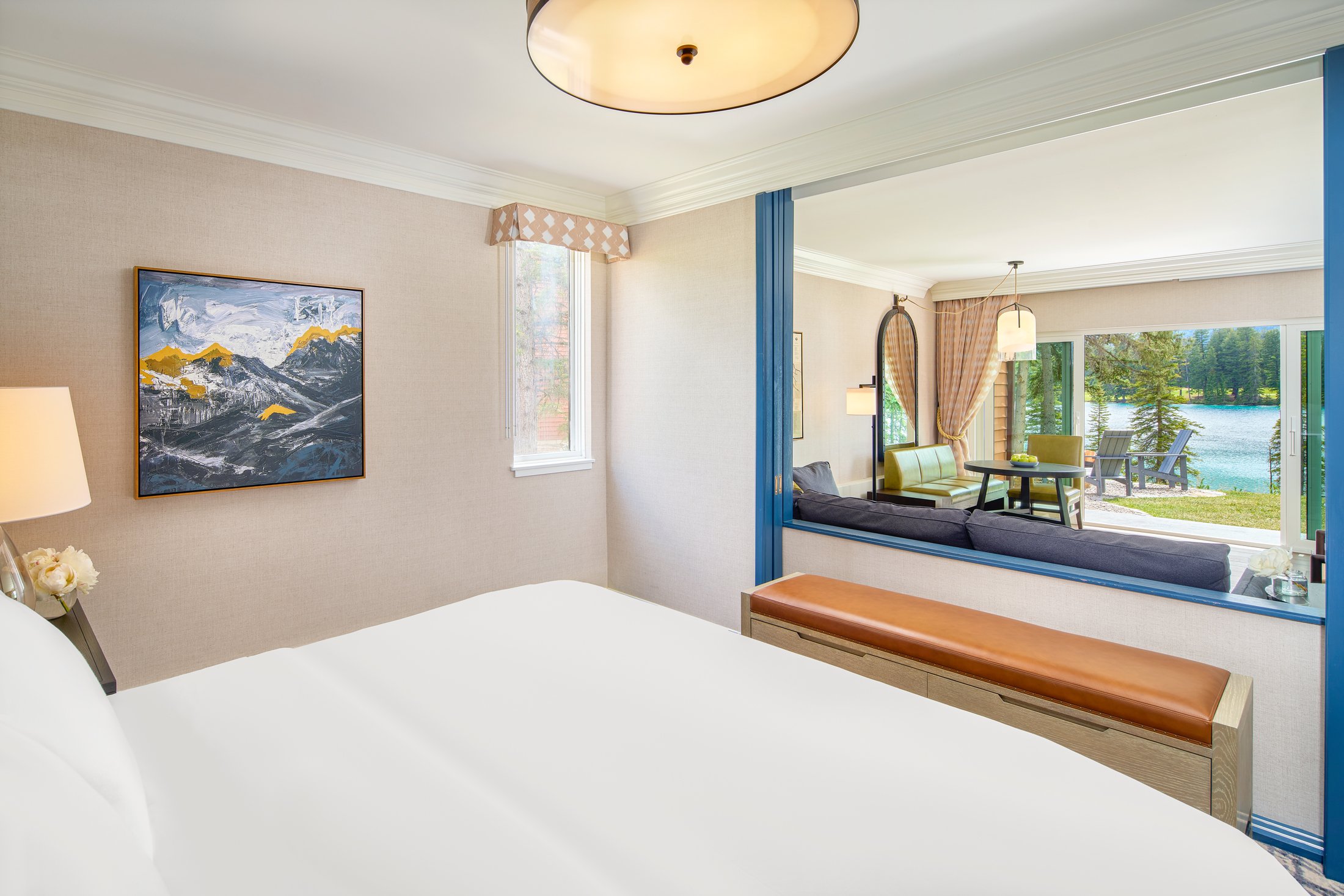 Fairmont Jasper Park Lodge Lake Front Junior Suite Room View