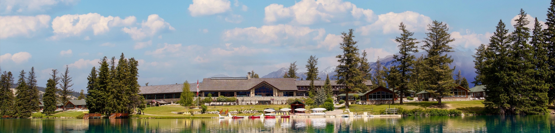 Fairmont Jasper Park Lodge - Exterior view from Lac Beauvert