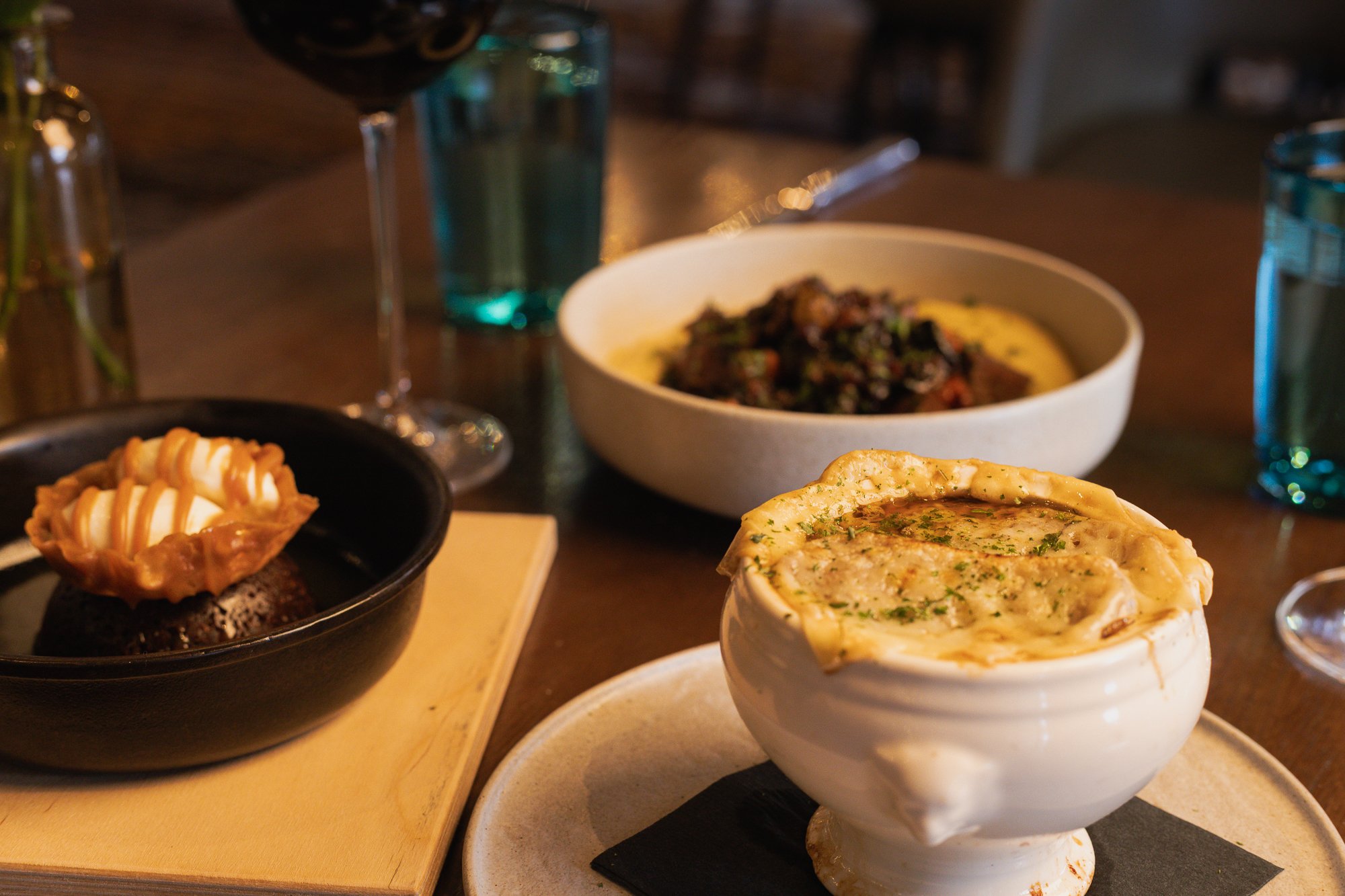 3 Course Lunch Special Featuring Soup, Main, and Dessert