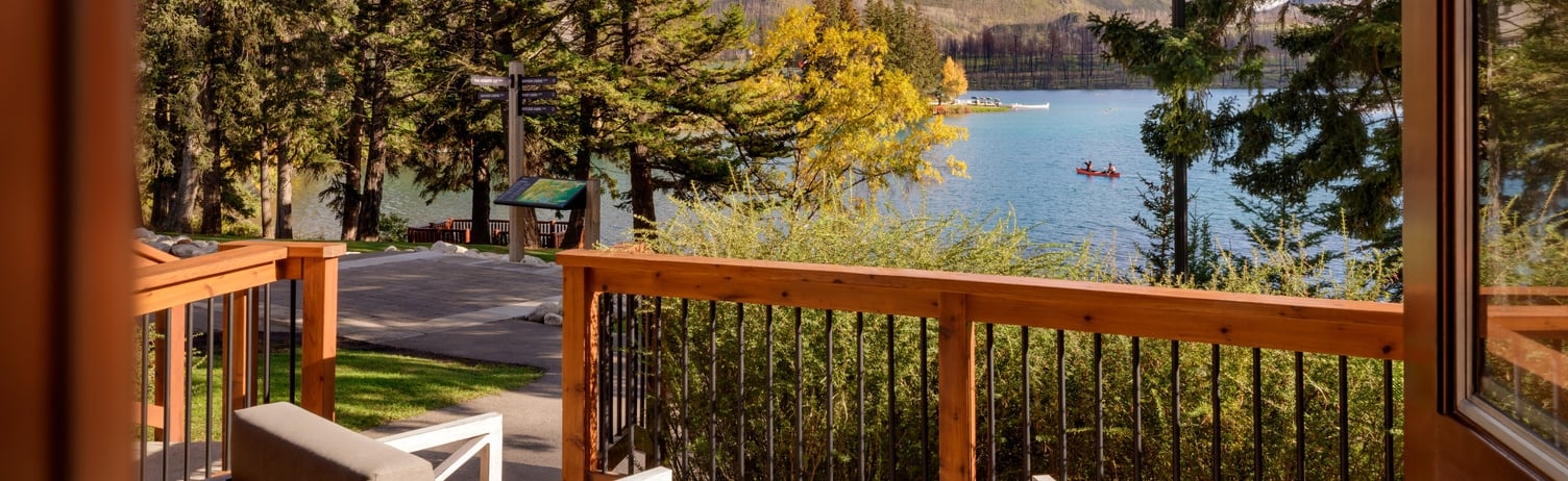 Patio View from Bayview Suites