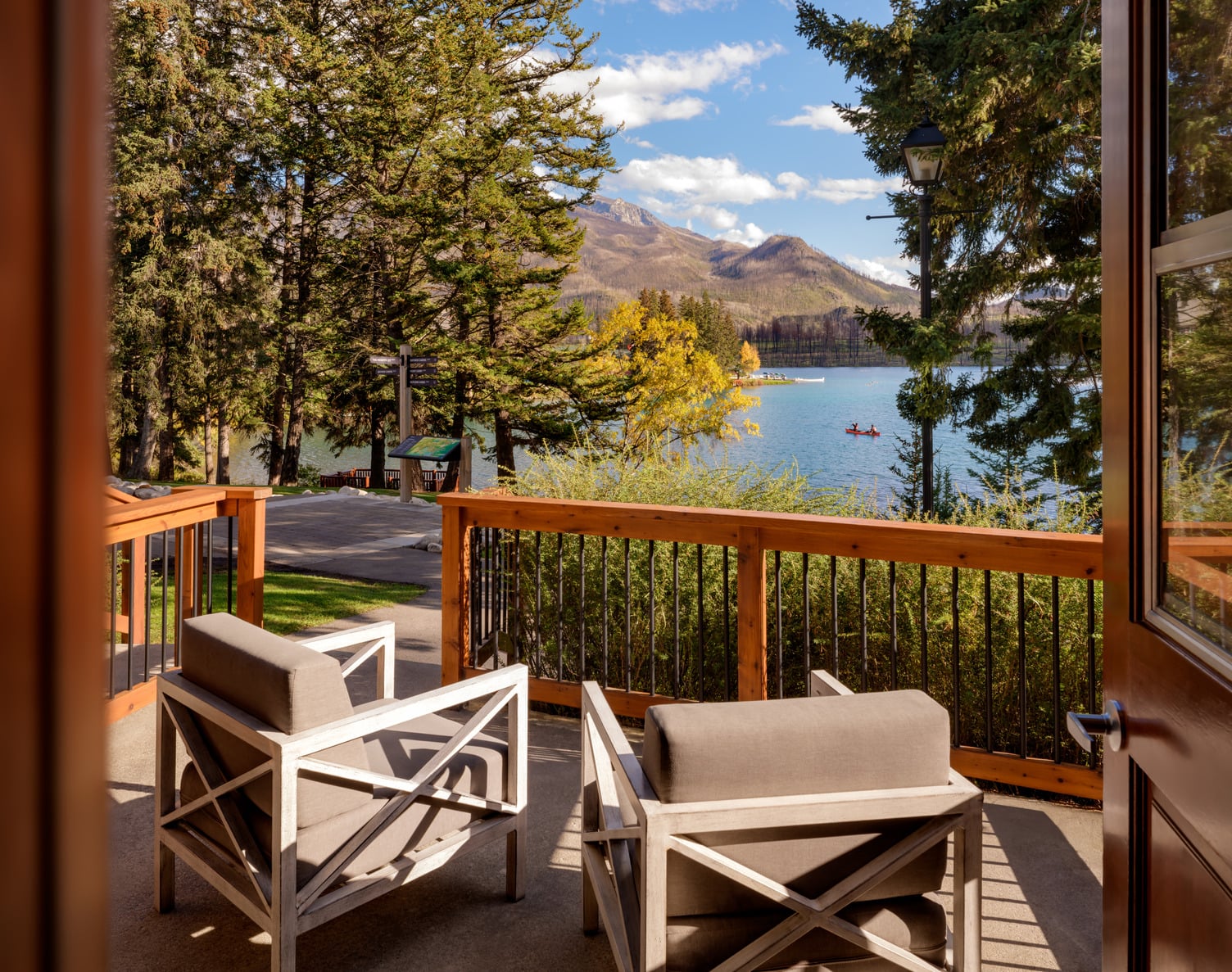 Patio View from Bayview Suites