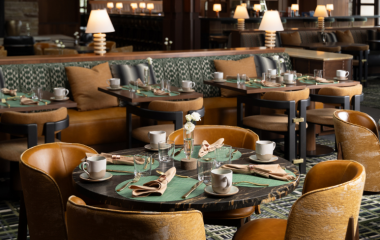 A dining area.