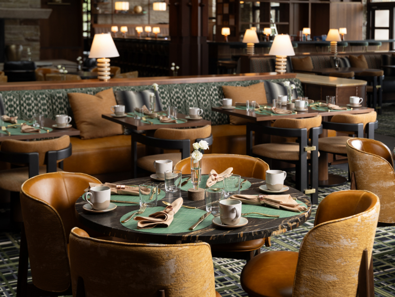A dining area.