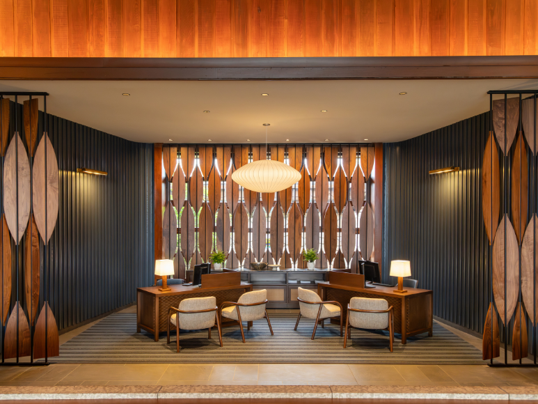 An inviting entryway.